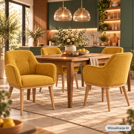 Krzesło MAVO PRIME FRAME DREAM w nowoczesnej jadalni ewoodland.pl