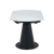 stół Cortona Ceramic 120 cm biały marmur rozłożony widok z boku ewoodland.pl
