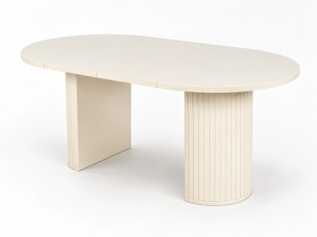 Stół ALMEA CASHMERE 100 cm ryflowana podstawa ewoodland.pl