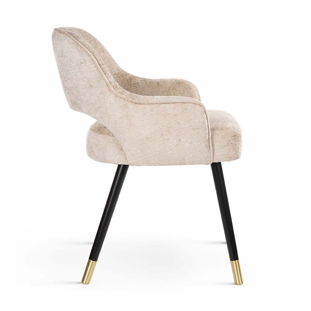 Krzesło tapicerowane na zamóienie Mercy PLUS kolor beżowy (5) ewoodland.pl