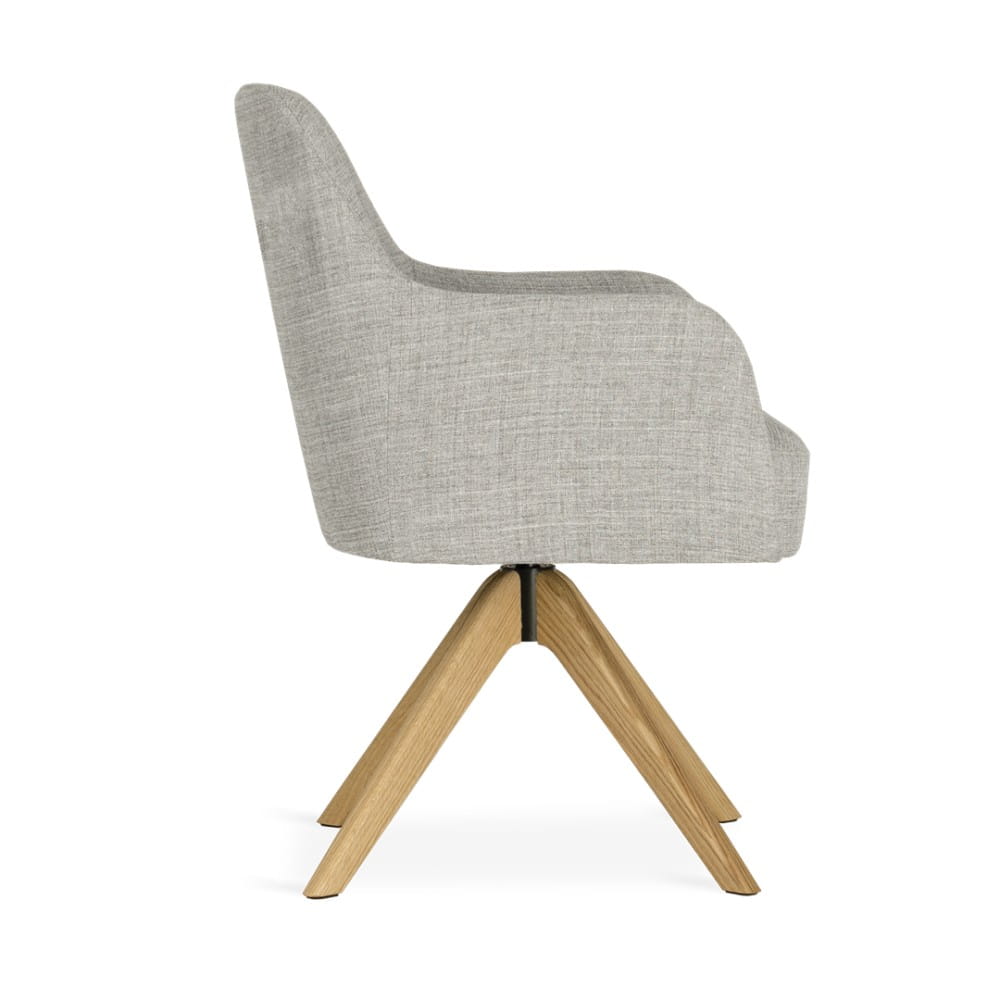 Krzesło TULIP SUPREME WOOD – szczegół na boki i nogi ewoodland.pl