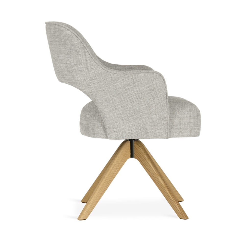 Krzesło MERCY SUPREME WOOD – szczegół na boki i nogi ewoodland.pl