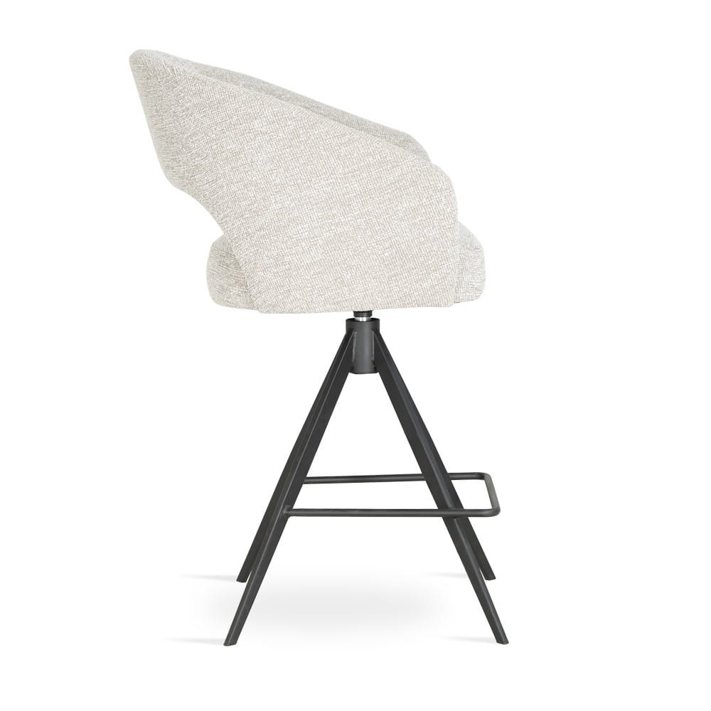 Nowoczesny hoker INES SUPREME TWIST, komfortowe siedzisko, obrotowa funkcja, polska produkcja ewoodland.pl