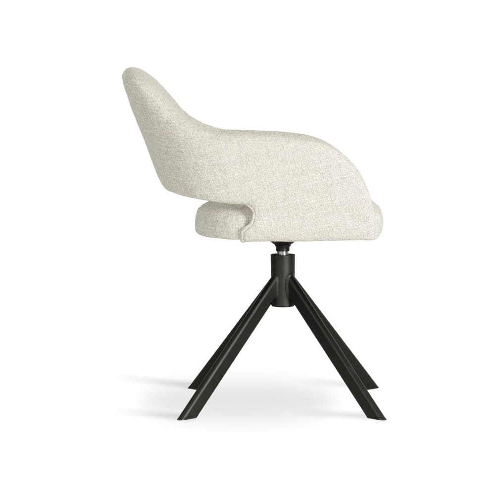 Krzesło obrotowe Fibi - widok z boku ewoodland.pl