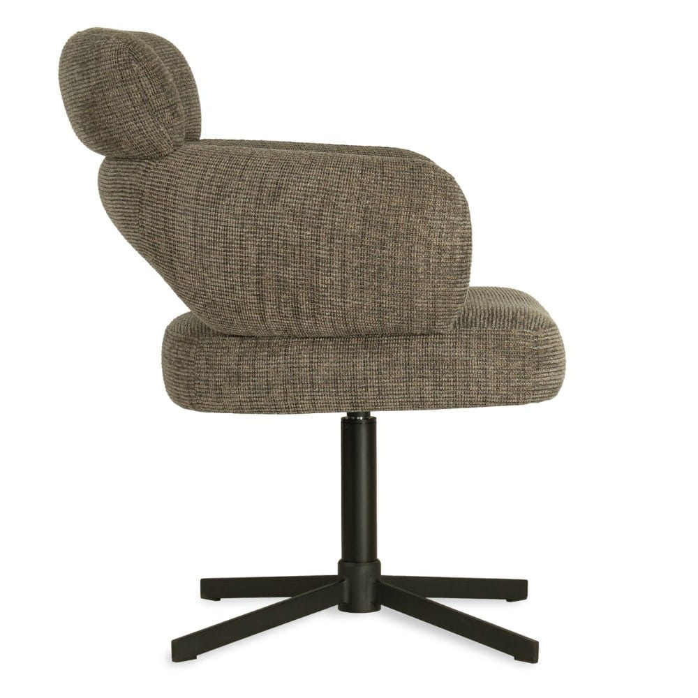 BIG LETO – profil krzesła z tapicerką strukturalną i solidną podstawą ewoodland.pl