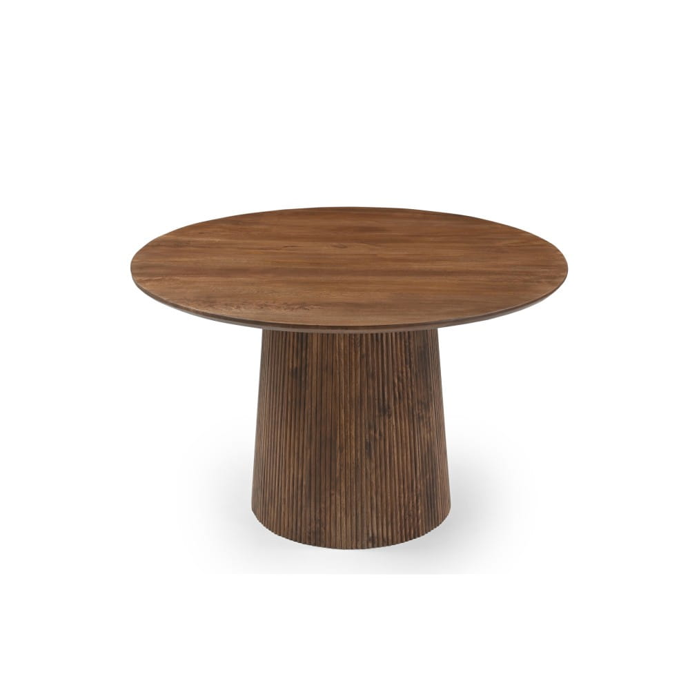 Stół okragły BELLAGIO 120 cm - widok profilowy ewoodland.pl