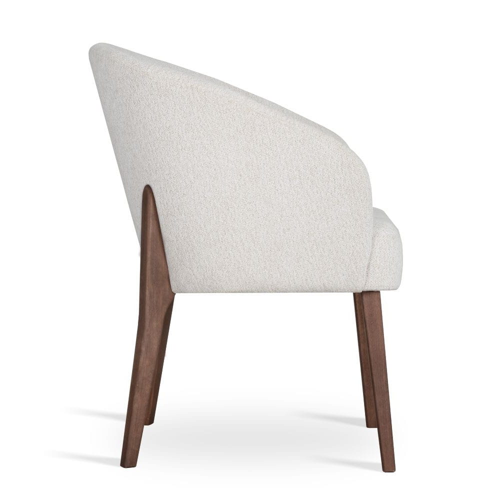 Krzesło SENI Supreme ARTE – profil boczny, bukowy stelaż