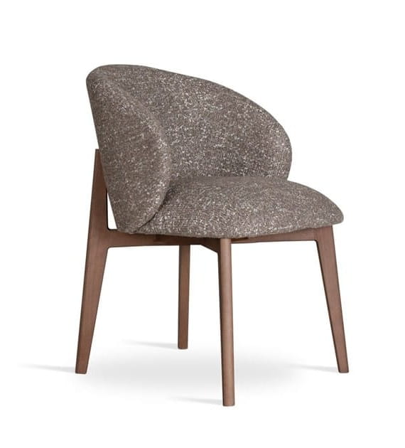 krzesło CROCO tapicerowane z drewnianym stelażem