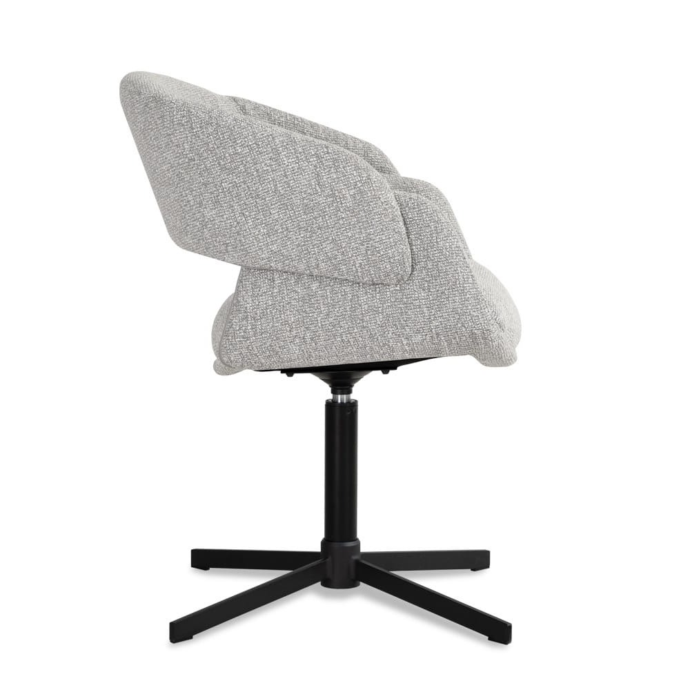 Krzesło tapicerowane obrotowe FROYD SUPREME BIG - widok z boku ewoodland.pl