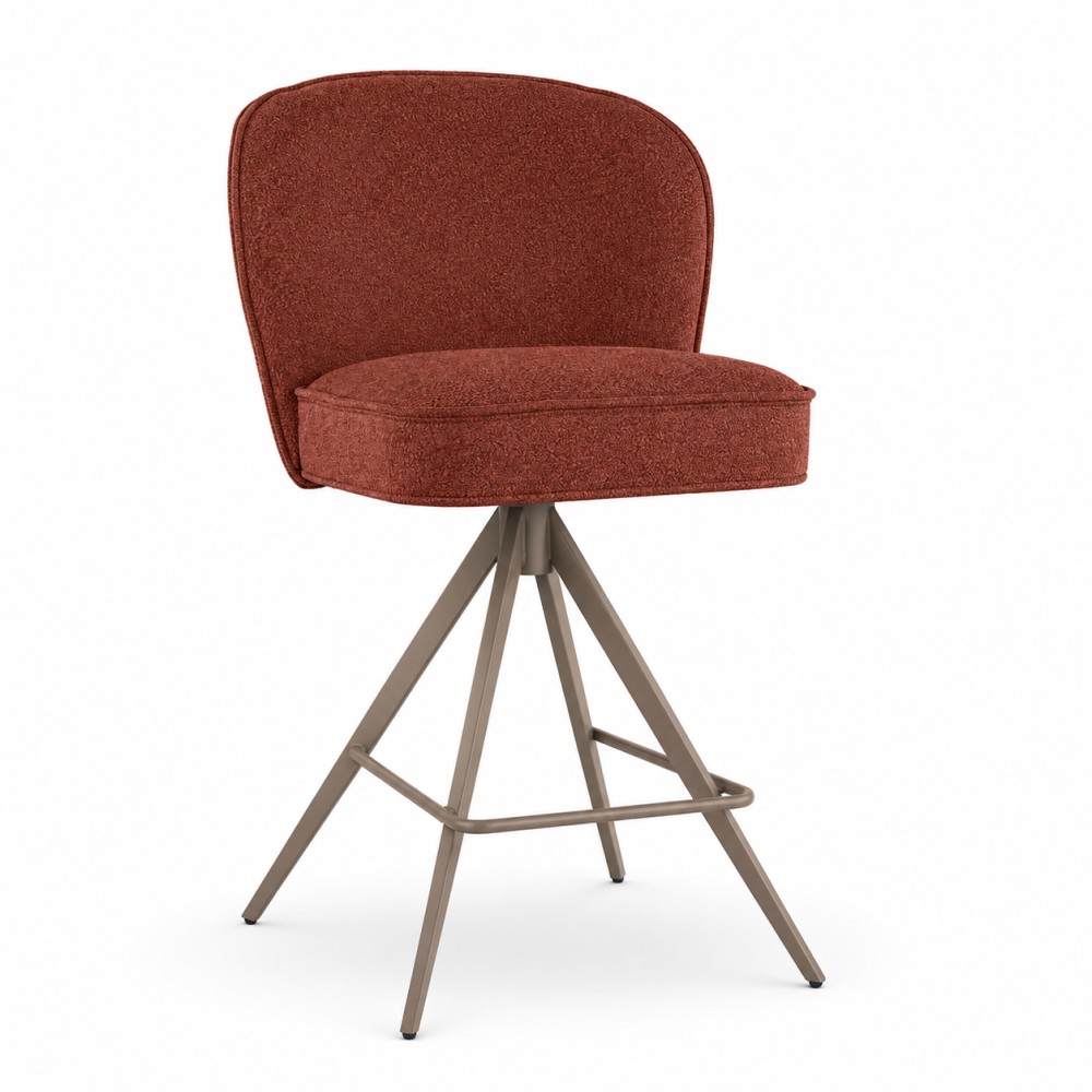 Hoker obrotowy tapicerowany AINE SUPREME TWIST noga taupe